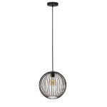 Eglo Suspension Luminaire Almanzora Noir, Cuivre | Convient pour E27