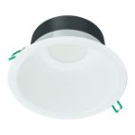 Philips Downlight LED Coreline DN142B Aluminium Blanc 19.2W 2300lm 60D - 840 Blanc Froid | Diamètre 200mm - IP20 - Dimmable - Blanc Réflecteur - Emergency
