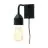 It's about RoMi Applique Murale Madrid Fer Noir S | Convient pour 1x E27 