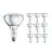 Lot 10x Philips BR125 IR 250W E27 230-250V Claire