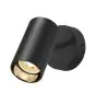 SLV Asto Aluminium Spot Noir | Convient pour 1x GU10
