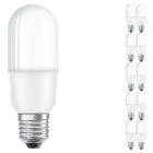 Lot 10x Ledvance LED Classic Stick LED E27 Dépolie 8W 806lm - 827 Blanc Très Chaud | Équivalent 60W