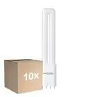 Lot 10x Noxion Lucent PL-L LED 7.9W 1000lm - 840 Blanc Froid | 4-Pins - Équivalent 18W