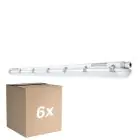Lot 6x Ledvance Réglette LED Étanche Imperméable Value 25W 3000lm - 840 Blanc Froid | 150cm