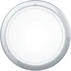 Eglo Plafonnier Planet 1 Acier Chrome | Convient pour E27