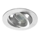 Noxion Encastré Spot Drome MR16 inclinable Aluminium | Diamètre 69mm - GU10 Culot