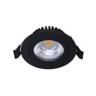 Noxion LED Inclinable Slim Spot Noir Rond 5W 550lm 60D - 940 Blanc Froid | 85mm - IP54 - Dimmable - Meilleur Rendu Des Couleurs