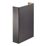 Nordlux Fold 15 Wandlamp Zwart Up & Down 6.4W 250lm - 830 Warm Wit 