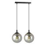 Emibig Hanglamp Cosmo Staal Zwart | Geschikt voor 2x E14 - Max 10W
