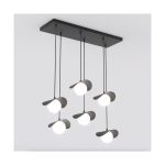 Emibig Hanglamp Ritual Staal Zwart | Geschikt voor 6x G9 - Max 8W