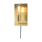 It's about RoMi Wandlamp Madrid Ijzer Goud L | Geschikt voor 1x E27 