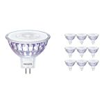 Voordeelpak 10x Philips Master Value LED Spot GU5.3 MR16 7.5W 660lm 36D - 940 Koel Wit | Beste Kleurweergave - Dimbaar - Vervangt 50W