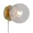 Nordlux Chisell Wandlamp Metaal en Glas Messing | Geschikt voor E14