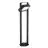 Nordlux Saulio Sokkel Lamp Aluminium Zwart 4.45W 370lm - 830 Warm Wit | IP44 - Solar