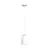 Emibig Hanglamp Bolero Staal Wit | Geschikt voor 1x E27 - Max 15W