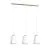 Emibig Hanglamp Bolero Staal Wit | Geschikt voor 3x E27 - Max 15W