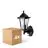 Voordeelpak 4x D'Lite Wandlamp Helora Zwart | IP44 - Geschikt voor 1x E27 - Bewegingssensor