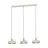 Eglo Hanglamp Valdiola Staal Geschuurd | IP20 - Geschikt voor 3x E27 