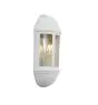 Ansell LED Wandlamp Latina Halve Lantaarn Wit - Geschikt voor E27 tot 42W | IP65 - Lichtsensor