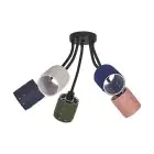 Ledvance Decor Felt Weaving Cans Plafond Meerkleurig | Geschikt voor 5X E14