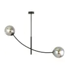 Emibig Plafondlamp Hunter Staal Zwart | Geschikt voor 2x E14 - Max 10W