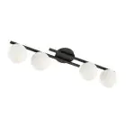 Emibig Plafondlamp Kairo Staal Zwart | Geschikt voor 4x E14 - Max 10W