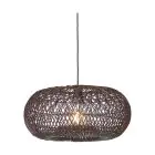 Good&Mojo Hanglamp Arizona Rattan Burgundy S | Geschikt voor 1x E27 